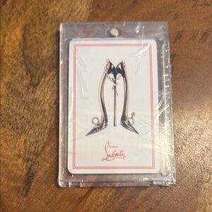 Designer Spiked Heel Playing Card Art - Ace of Spades